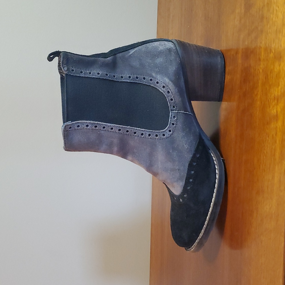 Lav Artigiana Vero Cuoio Suede Ankle Boots Size 36 - Picture 5 of 11